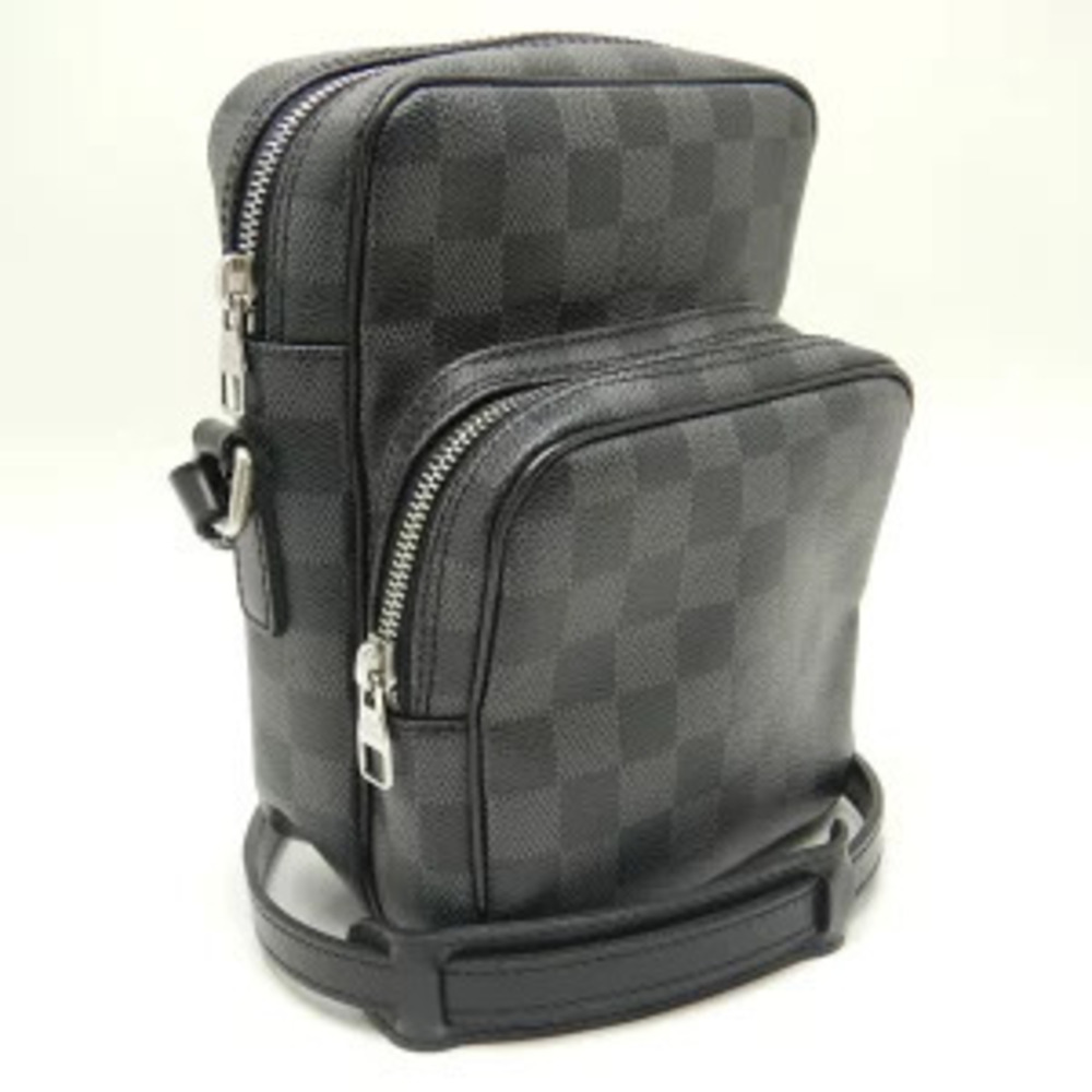 Louis Vuitton Black Black Damier Graphite Bag Shoulder Rem